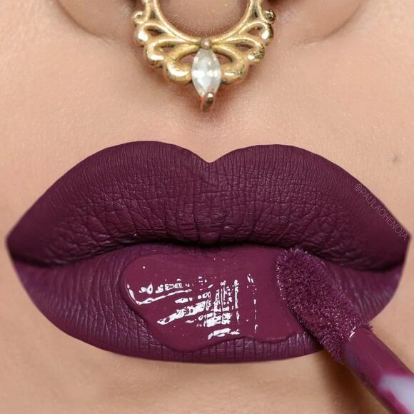 2X LIME CRIME Matte Velvetines Liquid Lipstick FETISH Deep Plum Purple NIB NEW - Picture 4 of 10